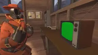 [TF2/Gmod] Green Screen Template - TV