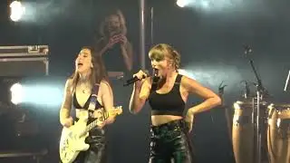 Haim & Taylor Swift  - Gasoline & Love Story  - The O2 Thursday, July 21st 2022