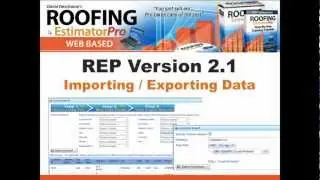 Import Export Roofing Estimator Pro Training Video