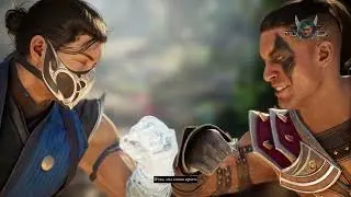 Mortal Kombat 1: Саб-Зиро против Рейко и Шан Цуна / Sub-Zero VS Reiko & Shang Tsung [QHD]