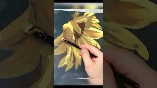 Подсолнух 🌻 акрилом