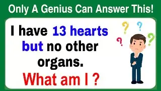 ONLY A GENIUS CAN ANSWER THESE 10 TRICKY RIDDLES | Riddle Quiz part-09 | 360 Thinking