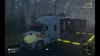 SnowRunner - Western Star 57X Transport Movie Star Trailer @ Mountain Ridge