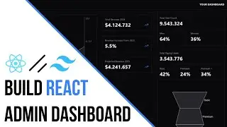 Create Admin Dashboard In React, ShadCN UI & Tailwindcss [Source-Code]