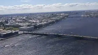 Полёт на вертолёте на Санкт Петербургом