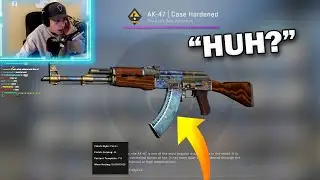 He unboxed a BLUE GEM AK47 with one of the RAREST patterns ever..