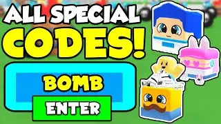 *ALL* NEW CODES in Bomb Simulator Roblox! *YOUTUBER PETS*