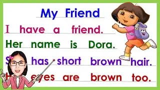 Reading Lesson || Dora || Short story || Practice reading  || Reading tutorial