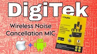 Digitek DWM 105 Wireless MIC with noise cancellation | Apple & Android support