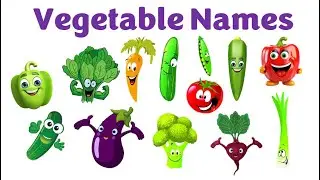 Vegetable Names with Spelling and Pictures | Different Types of Vegetables | #vegetables #kids