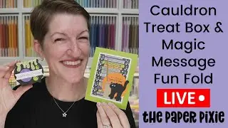 🔴 Cauldron Treat Box & Magic Message Fun Fold - Episode 345