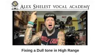 Alex Shelest Vocal Lessons - Fixing a Dull tone in the High Range