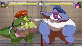 Katrina Crocodile vs Bertha Hippo