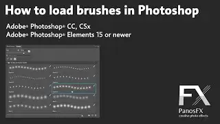 How to import and install brushes in Adobe Photoshop & Photoshop Elements