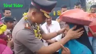 Gadis Kecil Menerobos Barisan Polisi di AcaraPisah Sambut Kapolres Padang Panjang