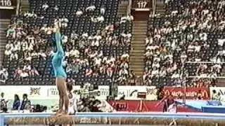 9th Team PRK Li Chun Mi BB - 1991 World Gymnastics Championships 9.087