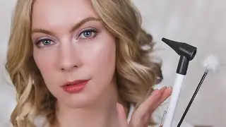 ASMR Ear Cleaning & Exam with Hearing Test (Tuning Fork, Close Up Whisper, Personal Attention)