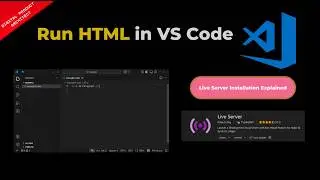 Create Save and Execute HTML Files in Visual Studio Code | Lesson 7 |