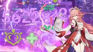 Yae Miko Aggravate Quicken Comp Spiral Abyss Showcase | Genshin Impact 3.0