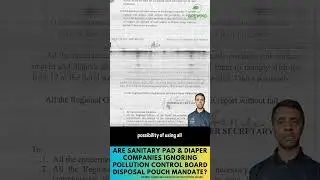 Are Sanitary Pads & Diaper brands Ignoring Pollution Control Board's Disposal Pouch Mandate?