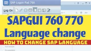SAPGUI Language change 760 770 versions SAP Language change