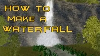 How to make a waterfall in the blender game engine No code