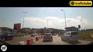 Sensul giratoriu: Marcaje, neatentie si greseli