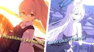 Hoshino (Armed) & Shiroko*Terror 200*pull gacha mewing | Blue Archive
