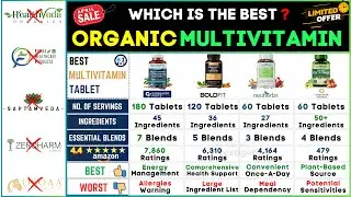 🌿 Best Multivitamin Tablet for Men and Women in 2024 | Natural & Organic