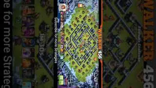 8 Quake spell With Golam Avalanche, Th13 3 Star Strategy, 3 Star any Th13 Legend base, 