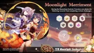 Genshin Impact HOW TO | Moonlight Merriment Event! | Day 2: Moonlight Seeker (75% Completion)