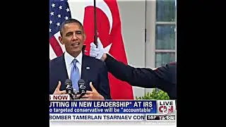 Trump salutes to marines in the rain