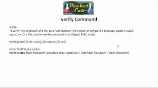 Cisco IOS MD5 File Verification