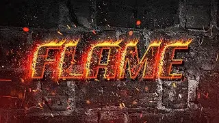 Fire Text Effect 🔥 | Simple & Easy Fiery Text Movie Title Design | Photoshop Tutorial | BOSS GFX