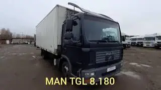 Обзор промтоварного грузового фургона MAN TGL 8.180. Год выпуска 2008. В наличии!
