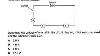 Calculating of voltage of one cell