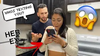 TEXTING MY GIRLFRIEND AS IF I'M HER EX!! *LOYALTY TEST*