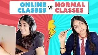 Online Classes Vs Normal Classes | Students During Online Classes |  Nakhrebaaz
