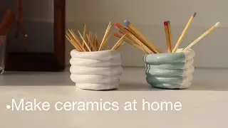 let's make ceramics at home | COIL technique