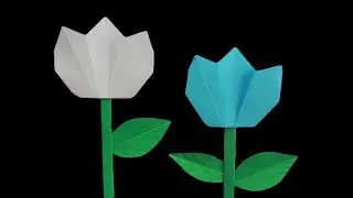How to Make Easy Paper Roses 🌷 #flowers #origami #crafts