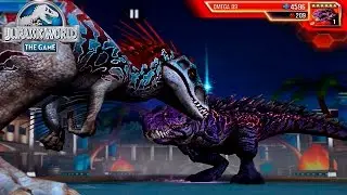OMEGA 09 VS INDOMINUS REX! - Jurassic World The Game - *BATTLE HD*