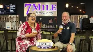 Alexis Drinks at 7 Mile Brewery