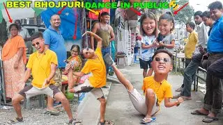 Lelo Pudina 🤣| Best Bhojpuri dance In Public | Epic Reaction 🤣 | Rock Lama | Pawan Singh