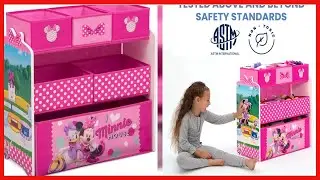 Disney Minnie Mouse 6 Bin Design and Store Toy Organizer by Delta Children