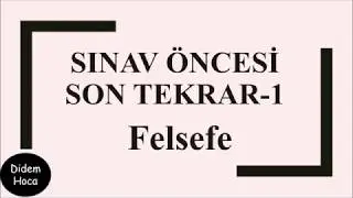 TYT Felsefe Genel Tekrar-1