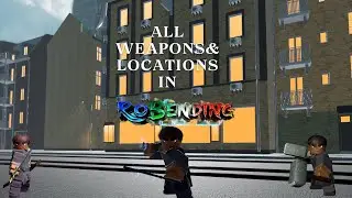 All Weapons + Locations Ro Bending Online