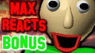 Max Reacts Bonus - SMG4: If Mario was in... Baldi's Basics