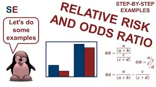 Relative risk, odds ratio, and risk difference | step-by-step examples