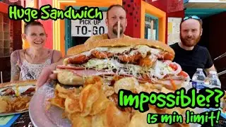 Impossible Sandwich Challenge | 15 Min Limit | ManvFood | Bub and Pops