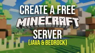 How to Create a FREE MINECRAFT SERVER for JAVA and BEDROCK (2024)
